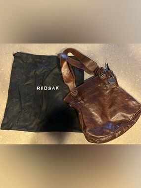 RUDSAK Brown Leather Shoulder bag